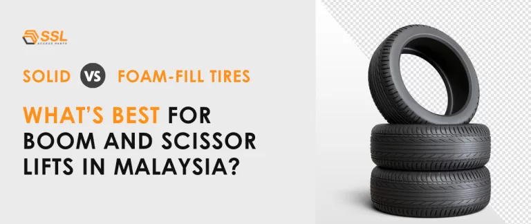 Solid vs Foam-Fill Tires for Boom and Scissor Lifts in Malaysia